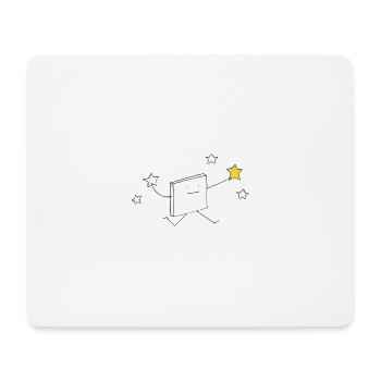 Stars - Mouse Pad (horizontal) - white - Front