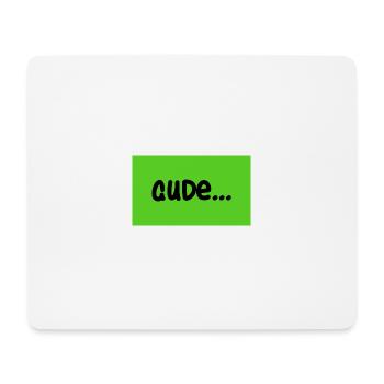 gude - Mousepad (Querformat) - Weiß - Vorne