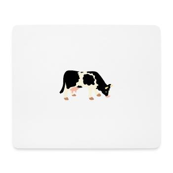 cow , vache - Tapis de souris (format paysage) - blanc - Devant