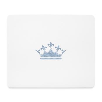 Krönchen, Prinzesschen - Mousepad (Querformat) - Weiß - Vorne