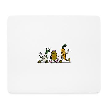 vegetables - Mouse Pad (horizontal) - white - Front