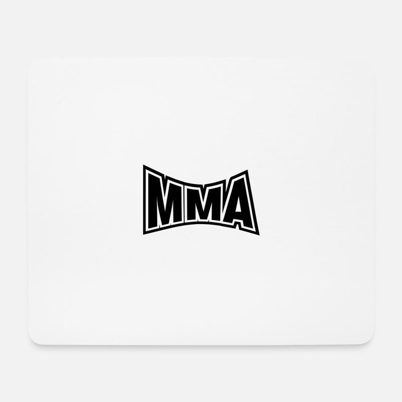 MMA T-Shirt Mma Kämpfer Kleidung gemischte Kampfkünste - Mousepad (Querformat) - Weiß