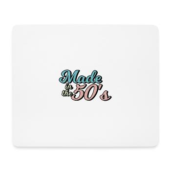 Hergestellt in den 50er Jahren - Mousepad (Querformat) - Weiß - Vorne