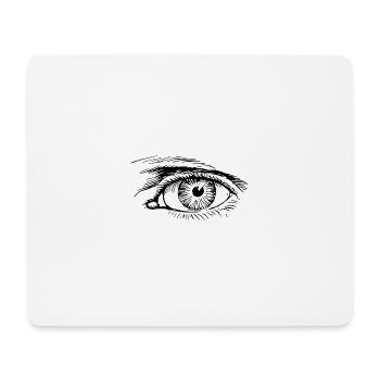 eye - Mouse Pad (horizontal) - white - Front