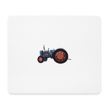 Traktor - Mousepad (Querformat) - Weiß - Vorne