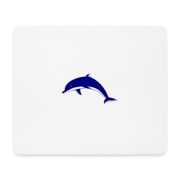 Delfin - Mousepad (Querformat) - Weiß - Vorne