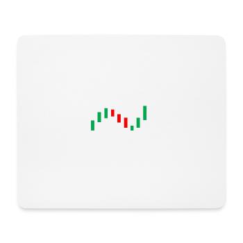 Candlesticks - Mousepad (Querformat) - Weiß - Vorne