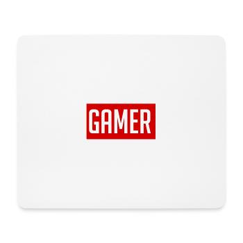 Gamer - Mousepad (Querformat) - Weiß - Vorne