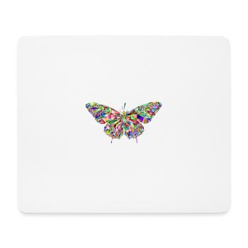schmetterling - Mousepad (Querformat) - Weiß - Vorne