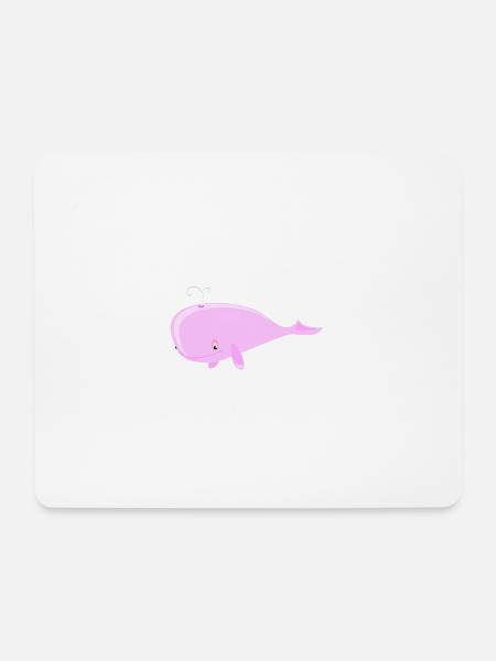 Wal Pink - Mousepad (Querformat) - Weiß