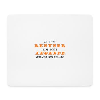 Rentner Legende - Mousepad (Querformat) - Weiß - Vorne