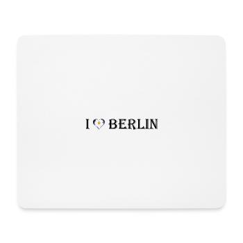 I love Berlin - Mousepad (Querformat) - Weiß - Vorne