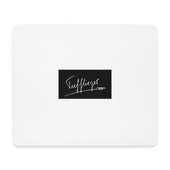 Tiefflieger - Mousepad (Querformat) - Weiß - Vorne