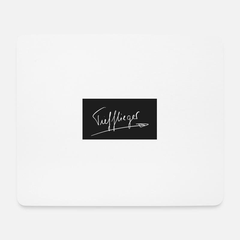 Tiefflieger - Mousepad (Querformat) - Weiß