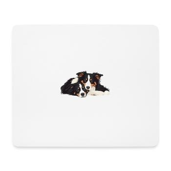 Australian Shepherds - Mouse Pad (horizontal) - white - Front
