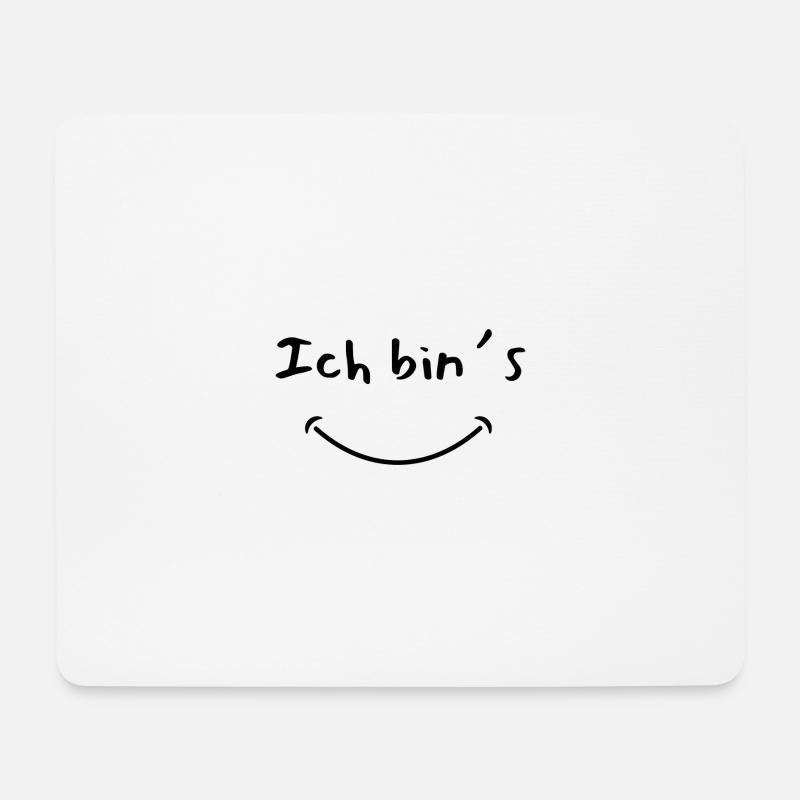 Ich bin`s - Mousepad (Querformat) - Weiß