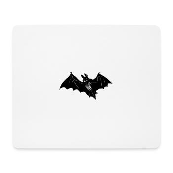 Fledermaus - Mousepad (Querformat) - Weiß - Vorne