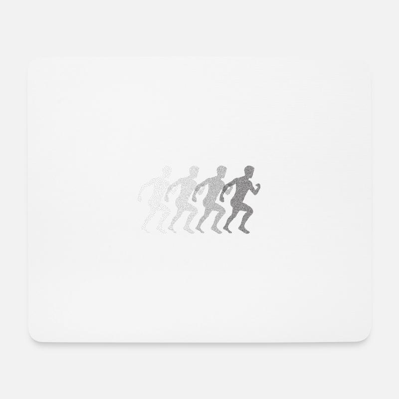 runner - Mouse Pad (horizontal) - white