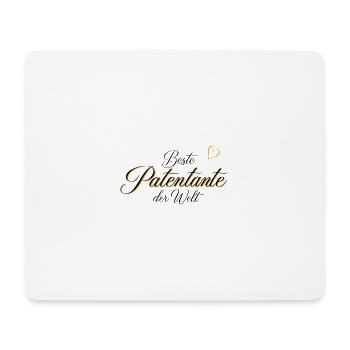 Edles Geschenk für die Patentante - Mousepad (Querformat) - Weiß - Vorne