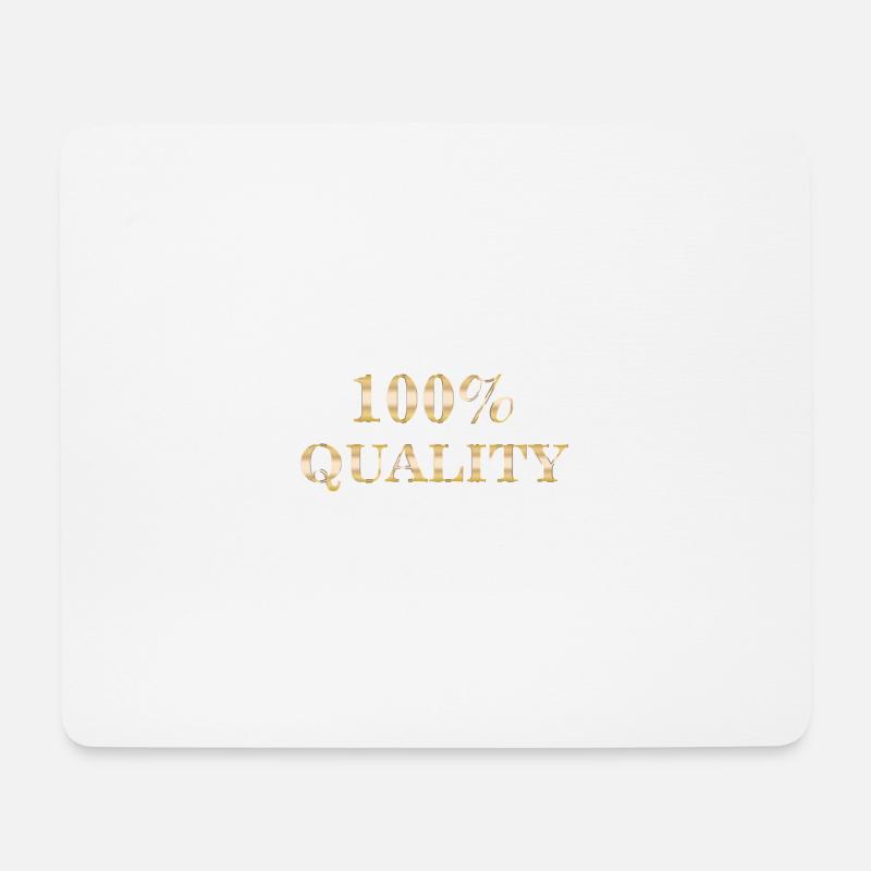 100% Qualität - Mousepad (Querformat) - Weiß