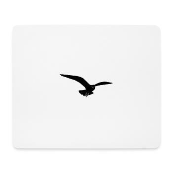 mouette - Tapis de souris (format paysage) - blanc - Devant