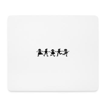 Kinder - Mousepad (Querformat) - Weiß - Vorne