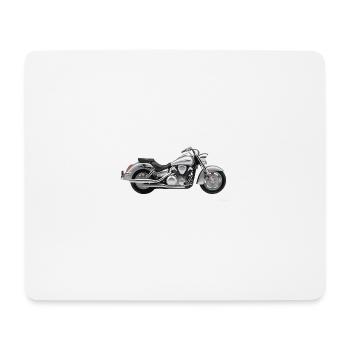 Motorrad - Mousepad (Querformat) - Weiß - Vorne