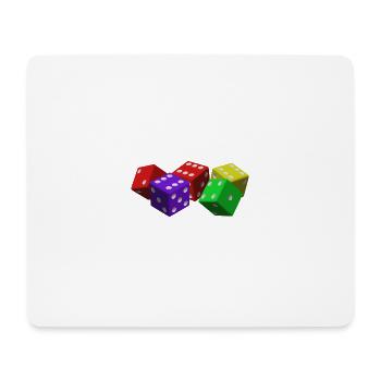 cube - Mouse Pad (horizontal) - white - Front