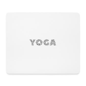 yoga - Tapis de souris (format paysage) - blanc - Devant