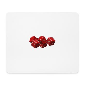 cube - Mouse Pad (horizontal) - white - Front