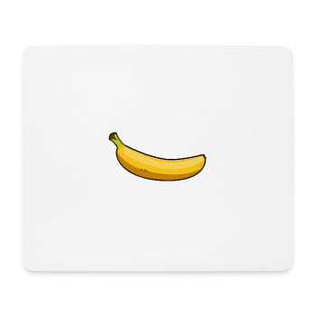 Banane - Mousepad (Querformat) - Weiß - Vorne