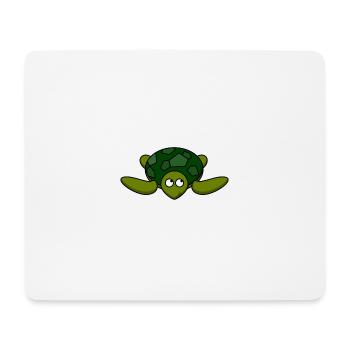 Love turtle - Mouse Pad (horizontal) - white - Front
