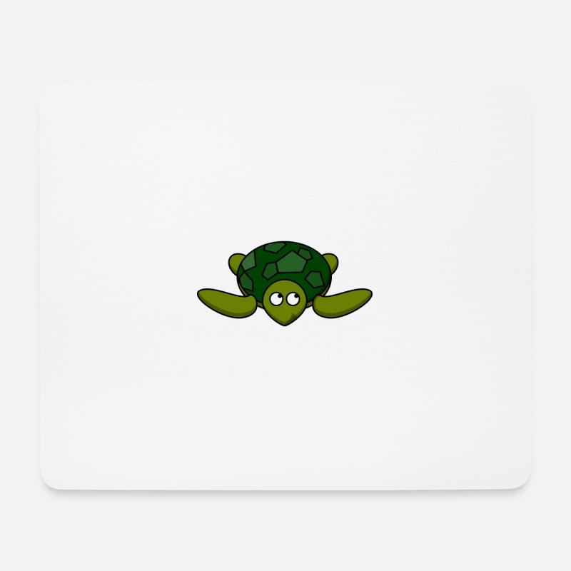 Love turtle - Mouse Pad (horizontal) - white