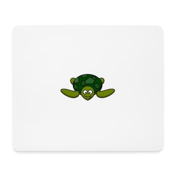 turtle - Mouse Pad (horizontal) - white - Front
