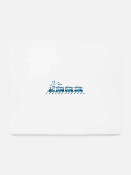 Zug Eisenbahn Spielzeugzug - Mousepad (Querformat) - Weiß