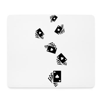 Icône de carte - Tapis de souris (format paysage) - blanc - Devant