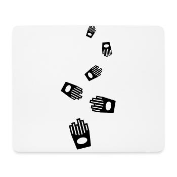 Pommes fast food symbol - Mousepad (Querformat) - Weiß - Vorne