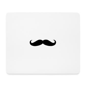 Mustache / Mustache - Mouse Pad (horizontal) - white - Front