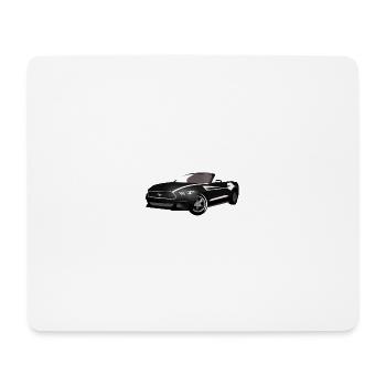 Voiture de sport - Tapis de souris (format paysage) - blanc - Devant