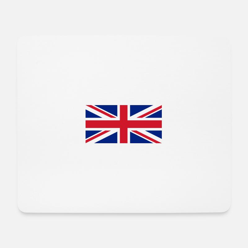 Drapeau du royaume uni - Tapis de souris (format paysage) - blanc