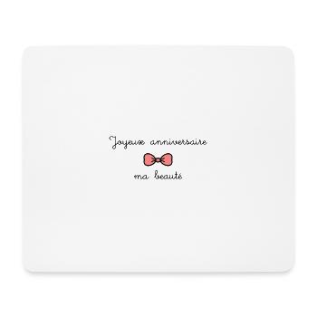 ALLES GUTE ZUM GEBURTSTAG. ALLES GUTE ZUM GEBURTSTAG. JAHRESTAG. - Mousepad (Querformat) - Weiß - Vorne