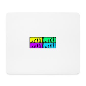 evolution - Mousepad (Querformat) - Weiß - Vorne
