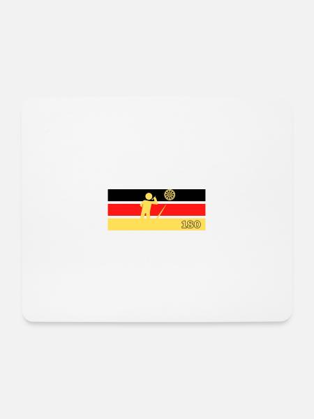180 - Mousepad (Querformat) - Weiß