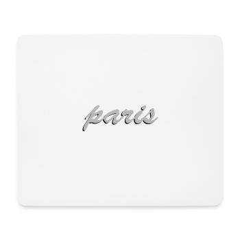Paris Champ de Mars Vintage Script - Mouse Pad (horizontal) - white - Front