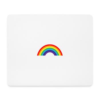 arc-en-ciel - Tapis de souris (format paysage) - blanc - Devant