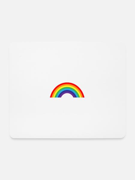 Rainbow - Mouse Pad (horizontal) - white
