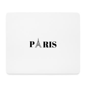 Eiffelturm Paris - Mousepad (Querformat) - Weiß - Vorne