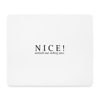 SYMPA ! Juste vraiment sympa. - Tapis de souris (format paysage) - blanc - Devant