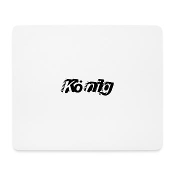 roi - Tapis de souris (format paysage) - blanc - Devant