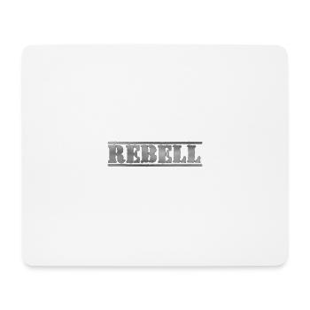 Rebell rebell Club Party Luxus Einzelgänger Cool - Mousepad (Querformat) - Weiß - Vorne